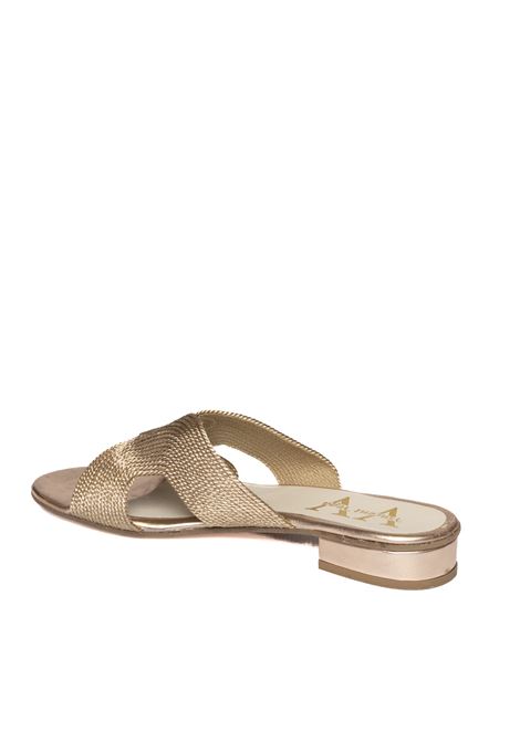 Champagne rafia sandal VINCENT VEGA | LEYTON PT20RAFIA-CHAMPAGNE